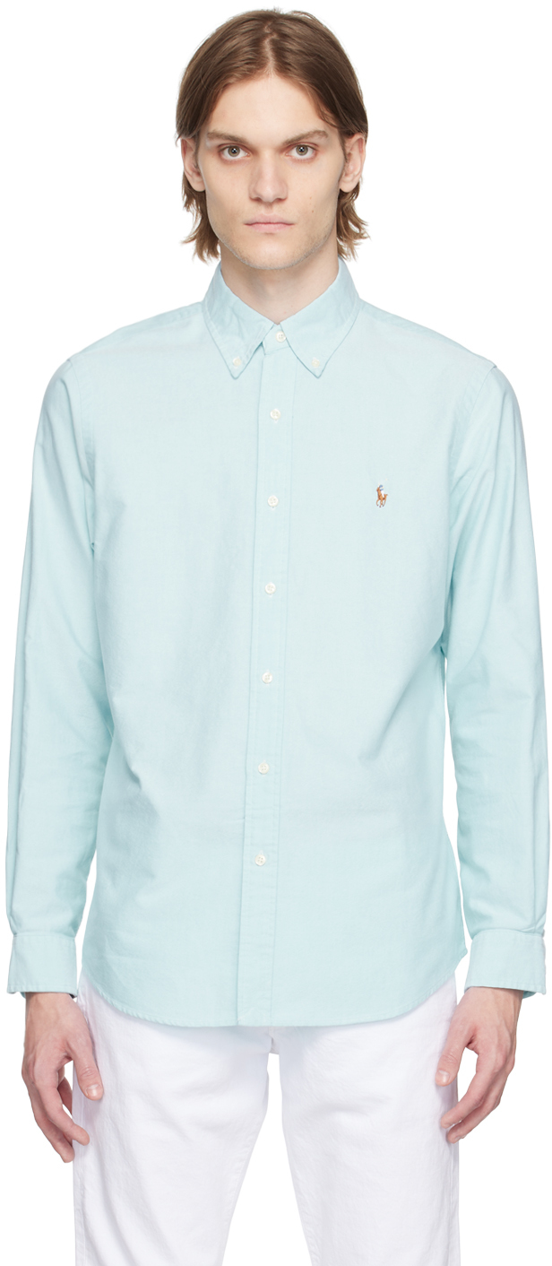 Polo Ralph Lauren The Iconic Oxford Shirt In Aegean Blue