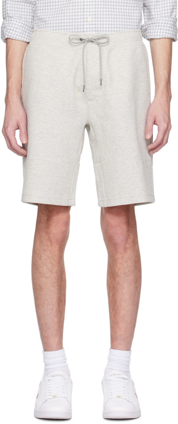 Polo Ralph Lauren: Gray Embroidered Shorts | SSENSE Canada