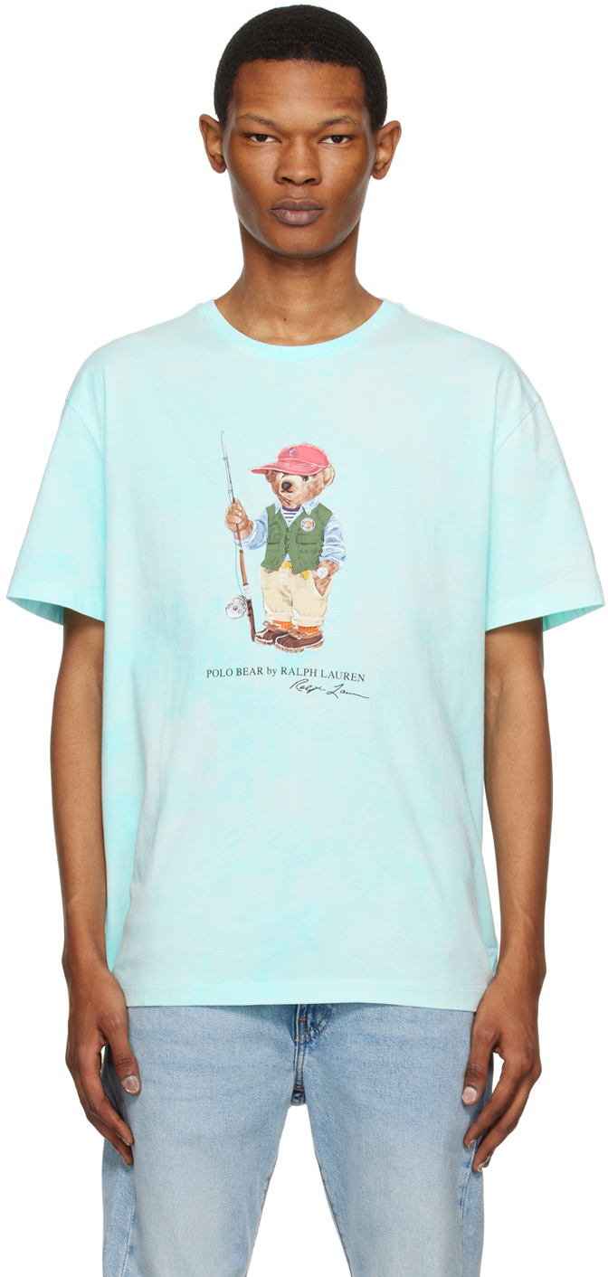 aqua blue polo t shirt