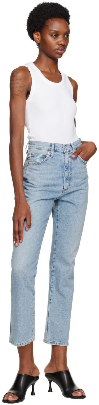 Agolde 90s Pinch-waist Jeans In Riptide