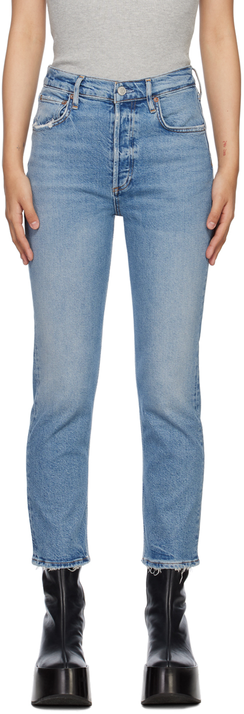 Agolde Blue Riley Jeans