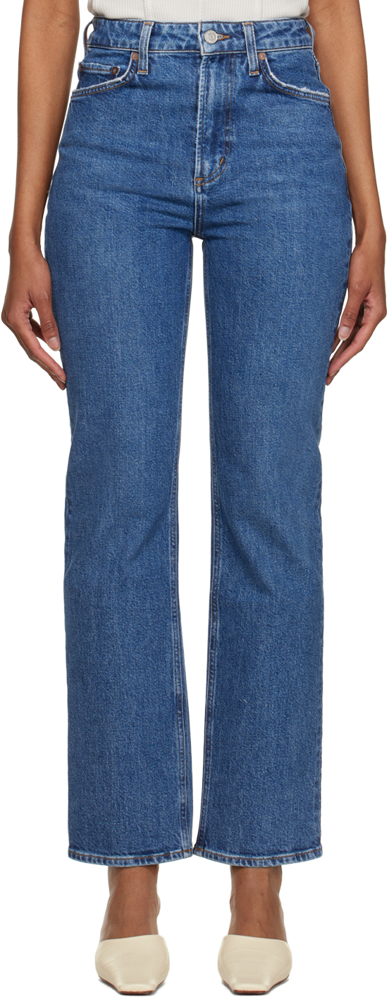 Navy Vintage Jeans by AGOLDE on Sale