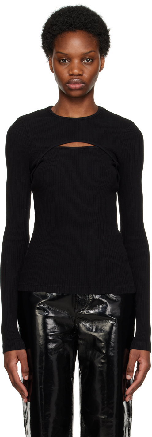 Black Lyza Long Sleeve T-Shirt