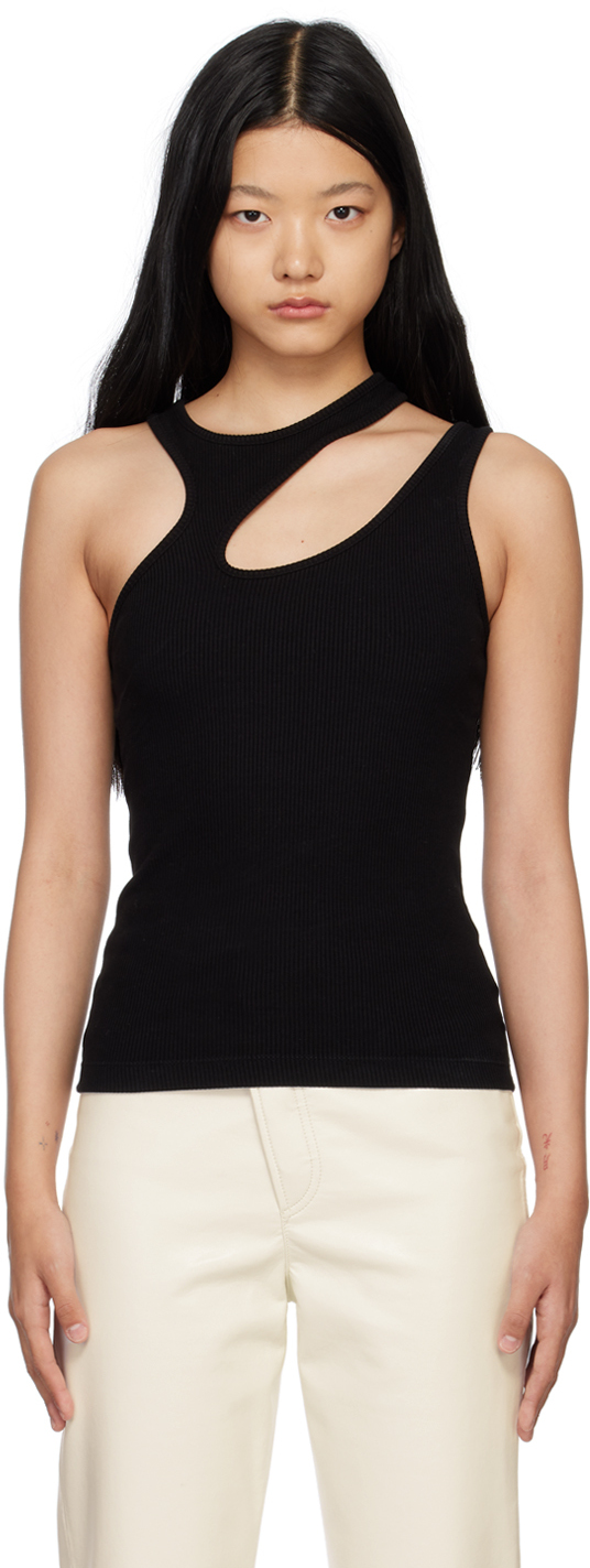 AGOLDE BLACK ATHENA TANK TOP