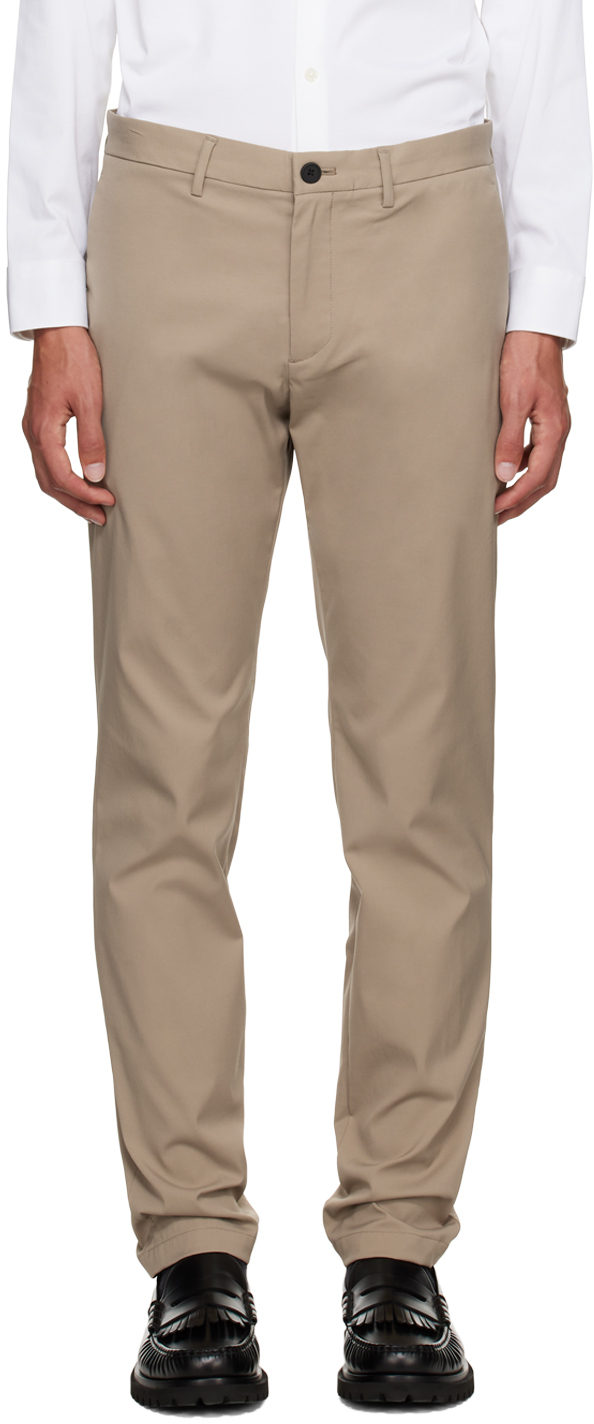 Theory Zaine Neoteric Trousers In Bark