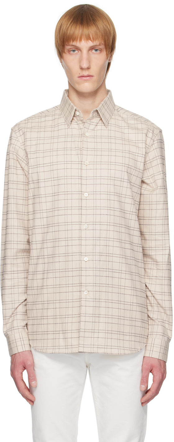 Off-White Irving Shirt by Theory on Sale