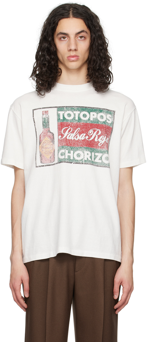 Kuro White 'Totopos' T-Shirt