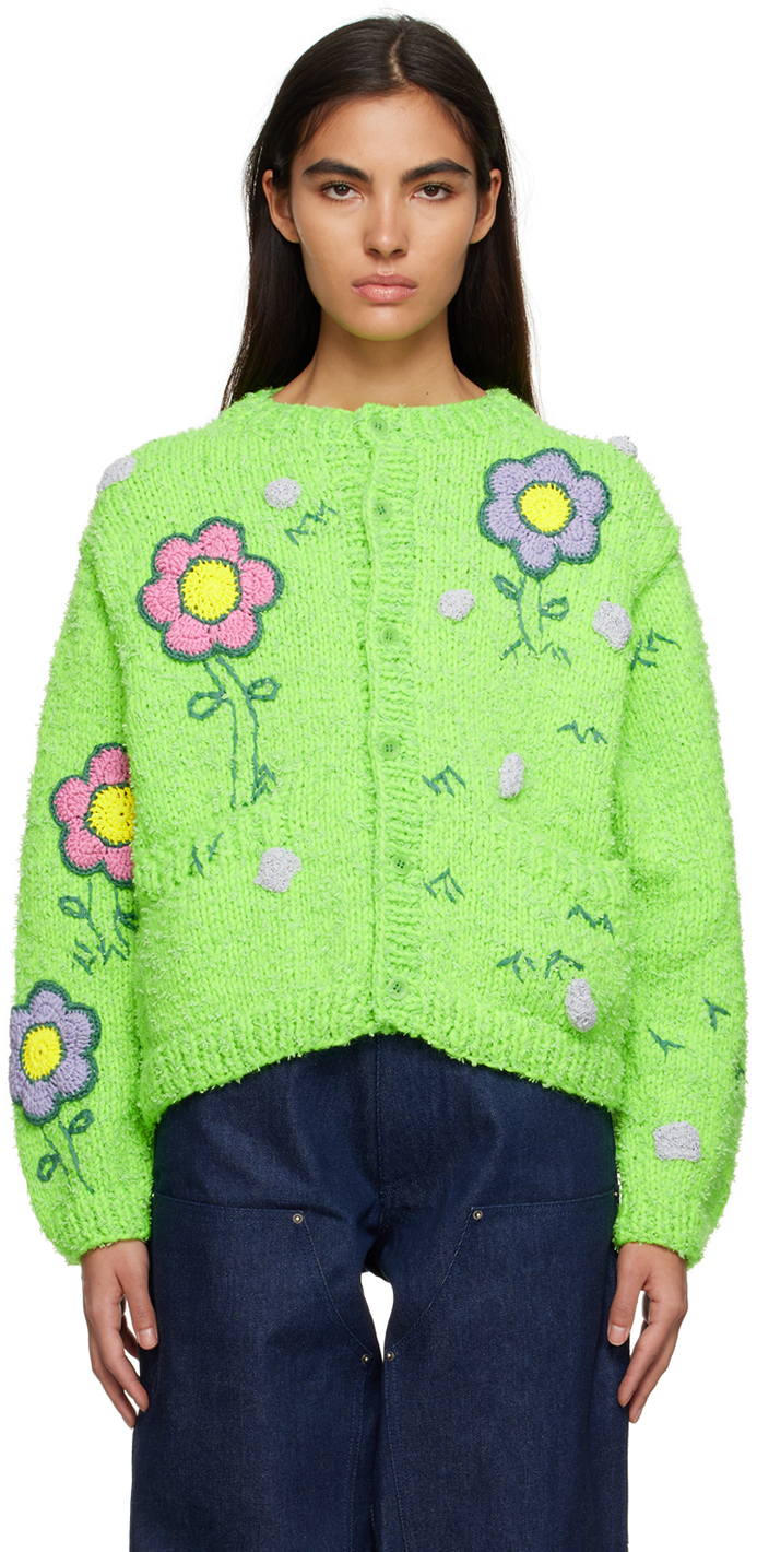 Sky High Farm Workwear Green Grass Land Cardigan | Smart Closet