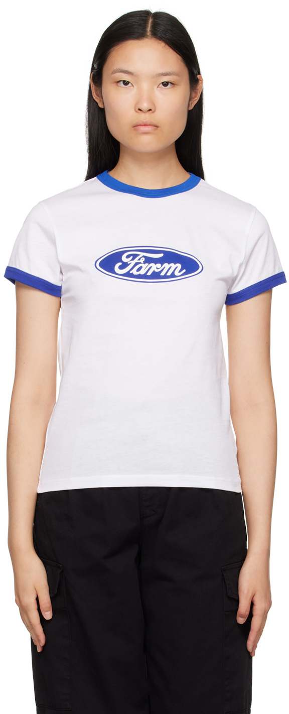 Sky High Farm Workwear White Quil Lemons Farm T-shirt In 1 White