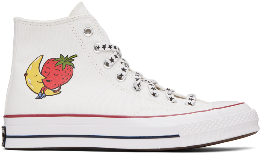 White Converse Edition Chuck 70 Sneakers by Sky High Farm Workwear