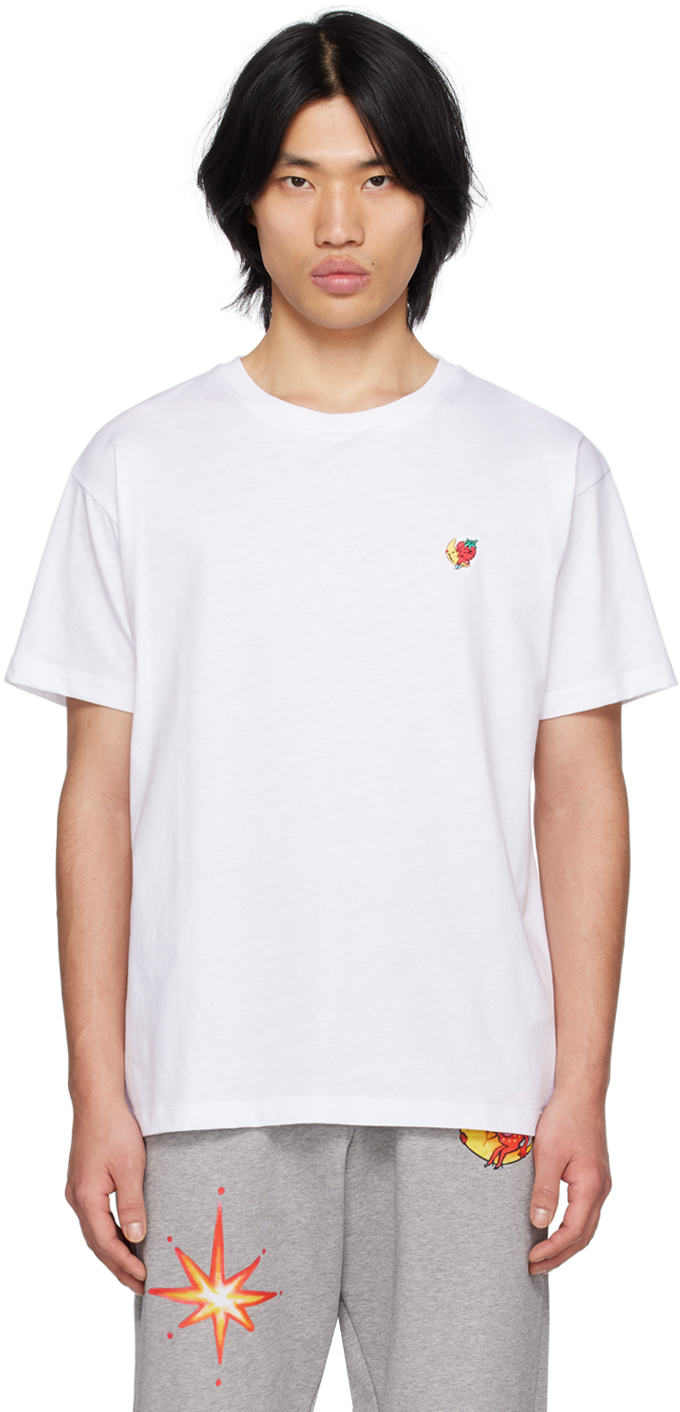Sky High Farm Workwear White Embroidered T-shirt