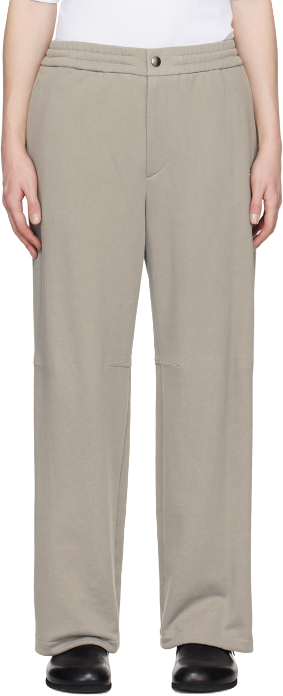 Solid Homme Grey Banding Lounge Trousers In 616g Grey