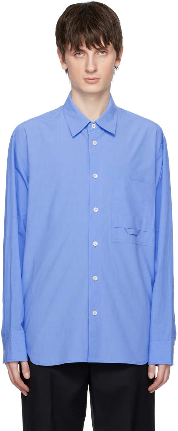 Blue Embrodiered Shirt