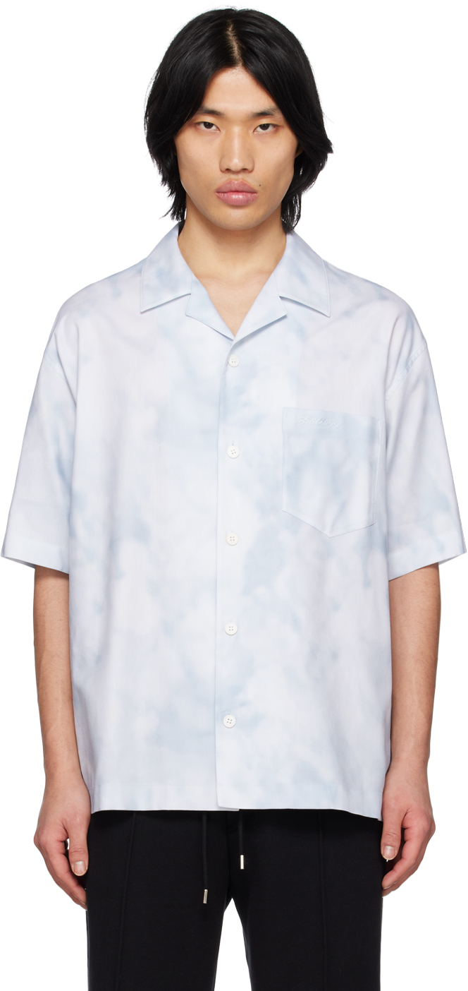 Solid Homme Blue Pocket Shirt In 439l Blue