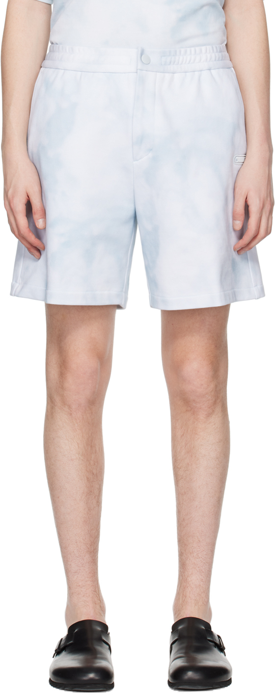 Solid Homme Blue Cloud Shorts In 611l Blue