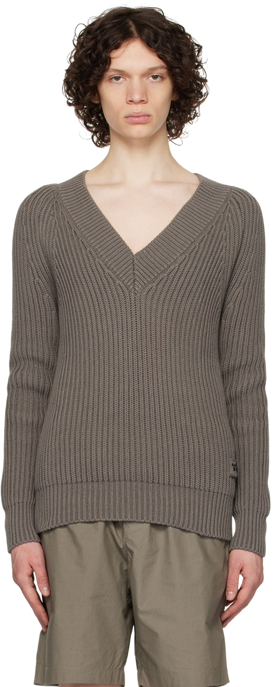 Gray Michel Sweater by Meta Campania Collective on Sale