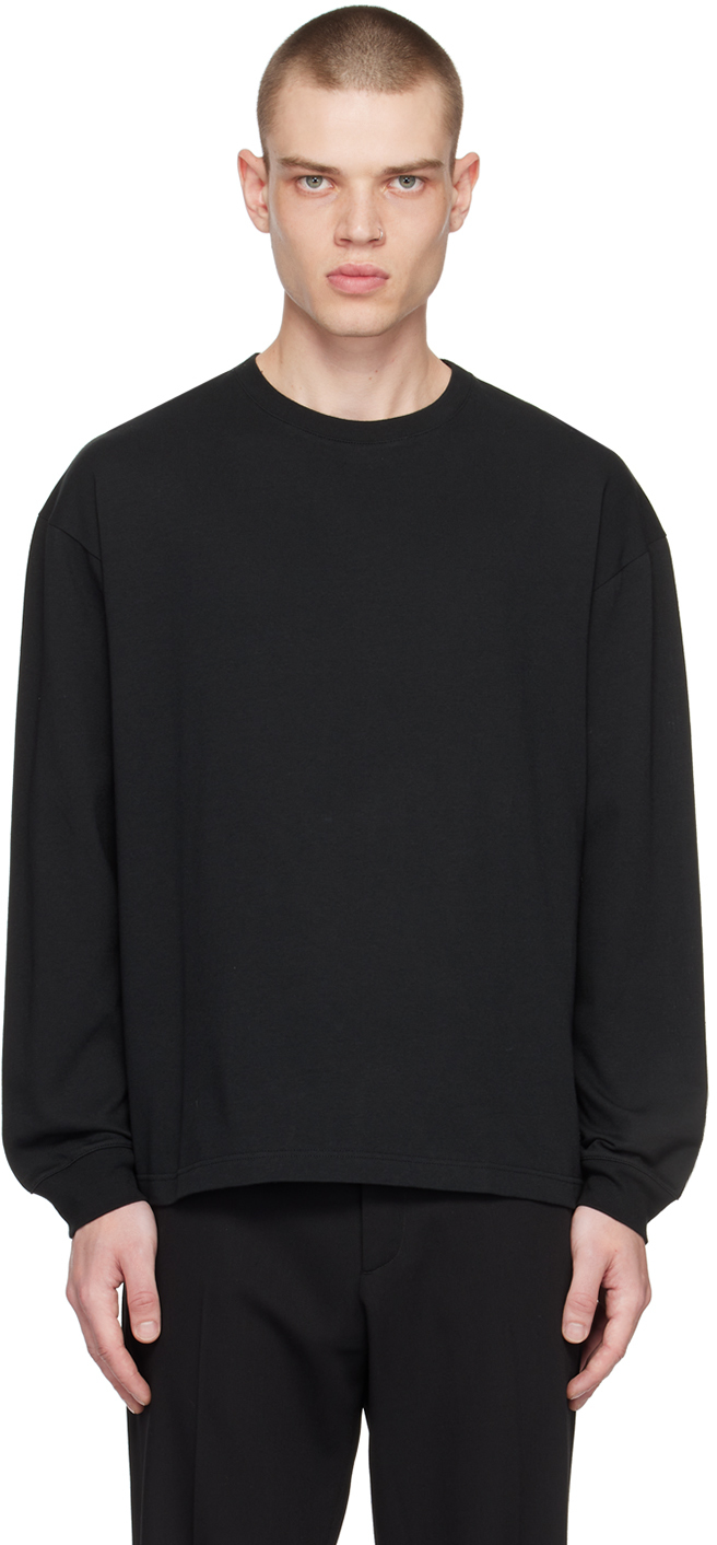 Meta Campania Collective Black Dressing Gownrt Long-sleeve T-shirt In 000 Black