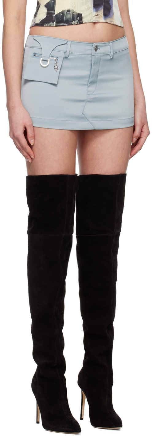 MIAOU BLUE HANNAH JEWETT EDITION MAC MINISKIRT 