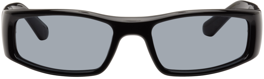 Chimi Ssense Exclusive Black Jet Sunglasses In Black/plum