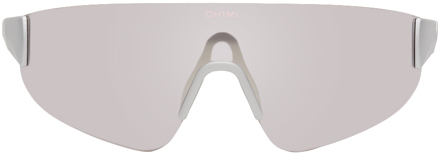 Chimi Silver Pace Sunglasses In Silver/mirror