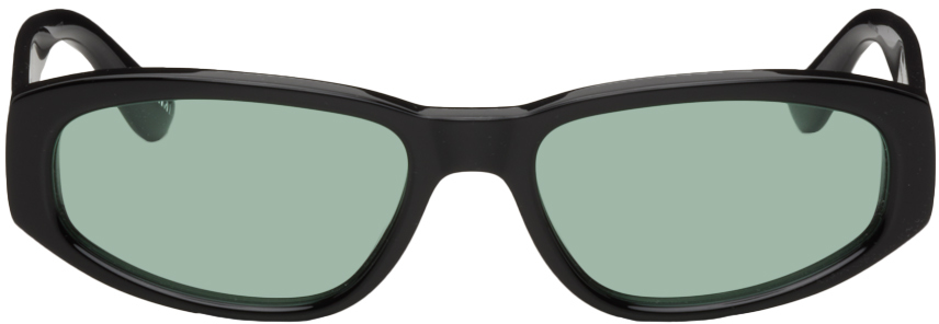 Chimi Ssense Exclusive Black Sunglasses In Black/turquoise