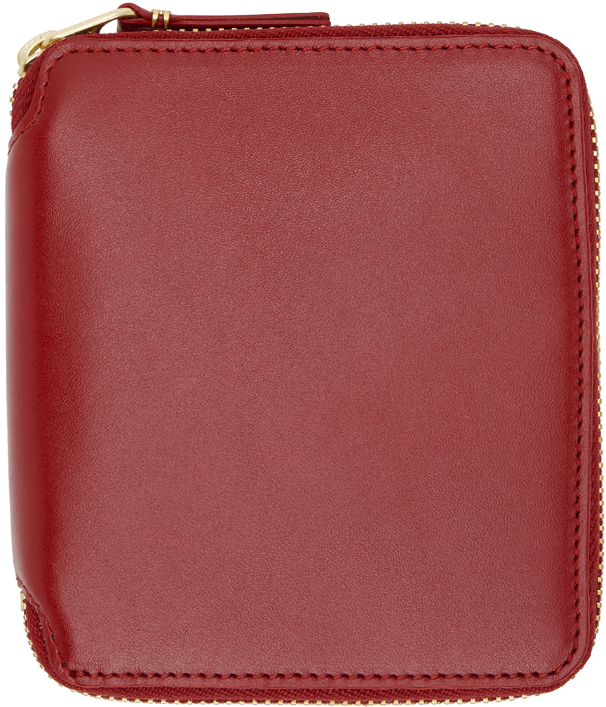 Comme Des Garçons Red Classic Wallet In 4 Red
