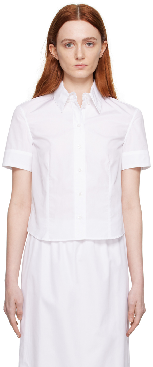 Saks Potts White August T-Shirt | Smart Closet