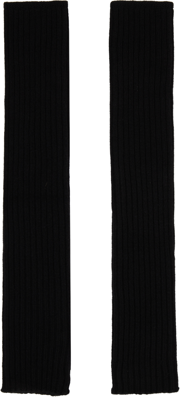 Black Cashmere Arm Warmers