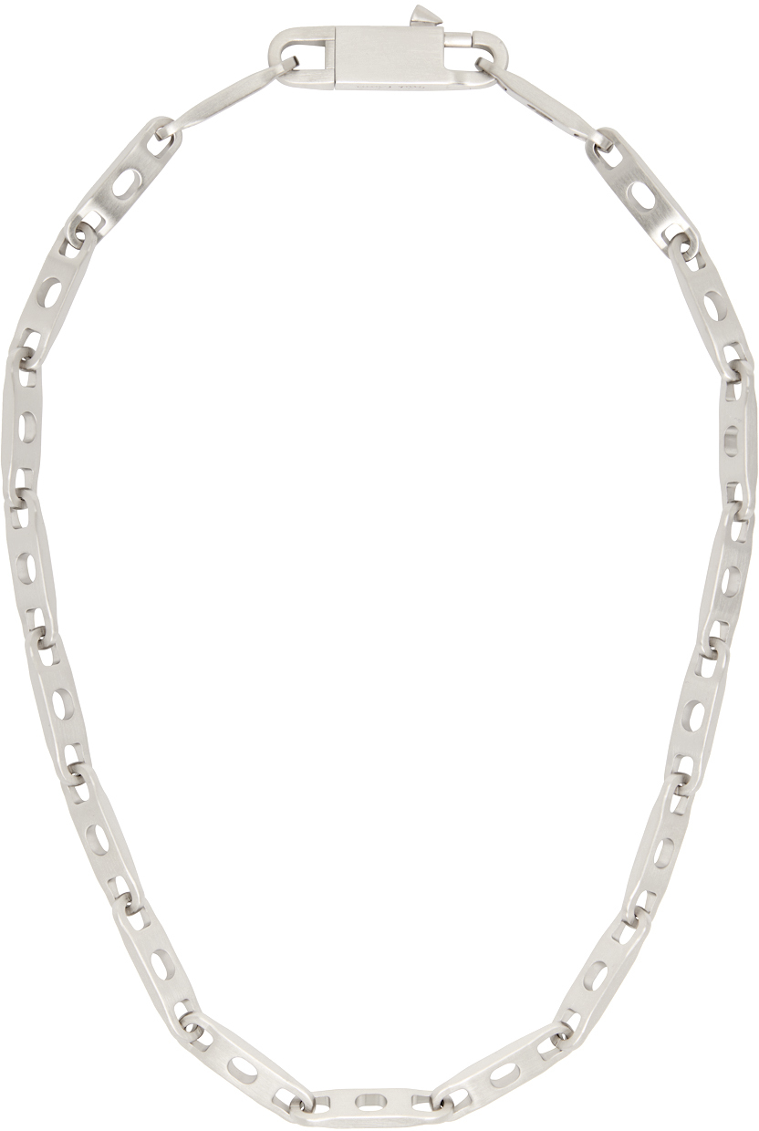 Rick owens chain necklace Silver-