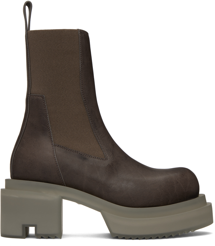 Rick Owens Ankle Boots In Grey
