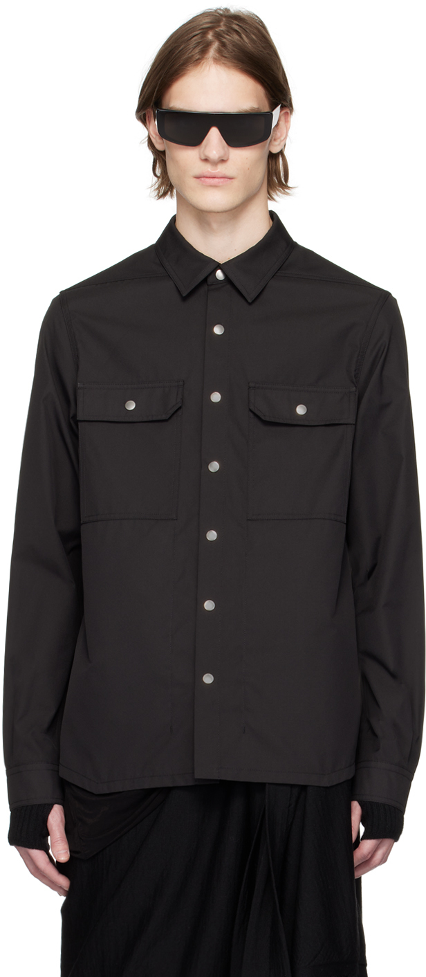 Black Outershirt Shirt In 09 Black