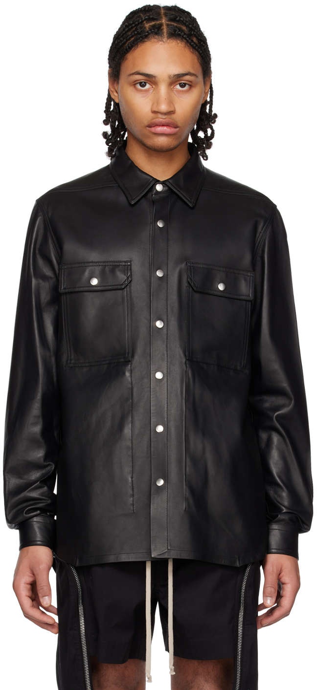 rickowens 20fw leather outershirts46