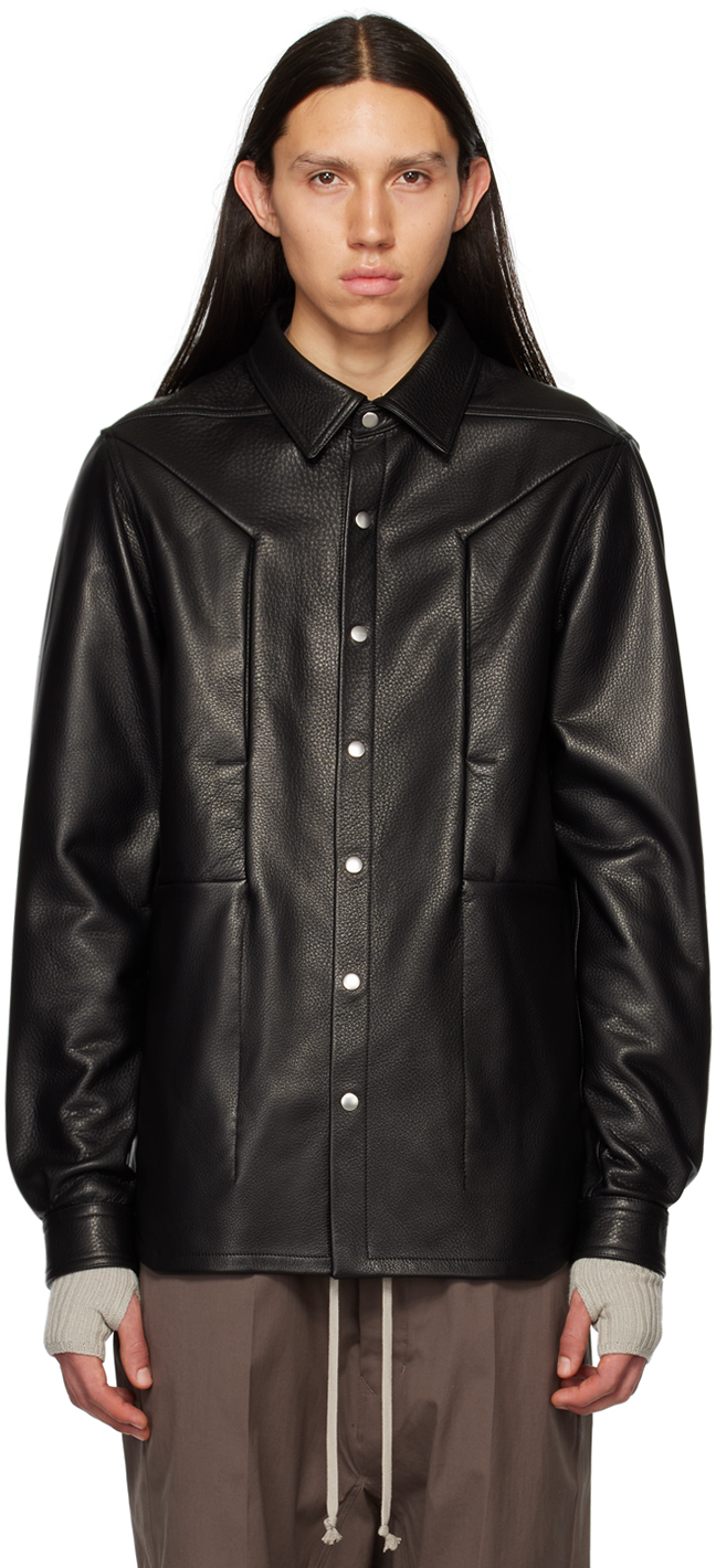 Rick Owens: Black Fogpocket Jacket | SSENSE