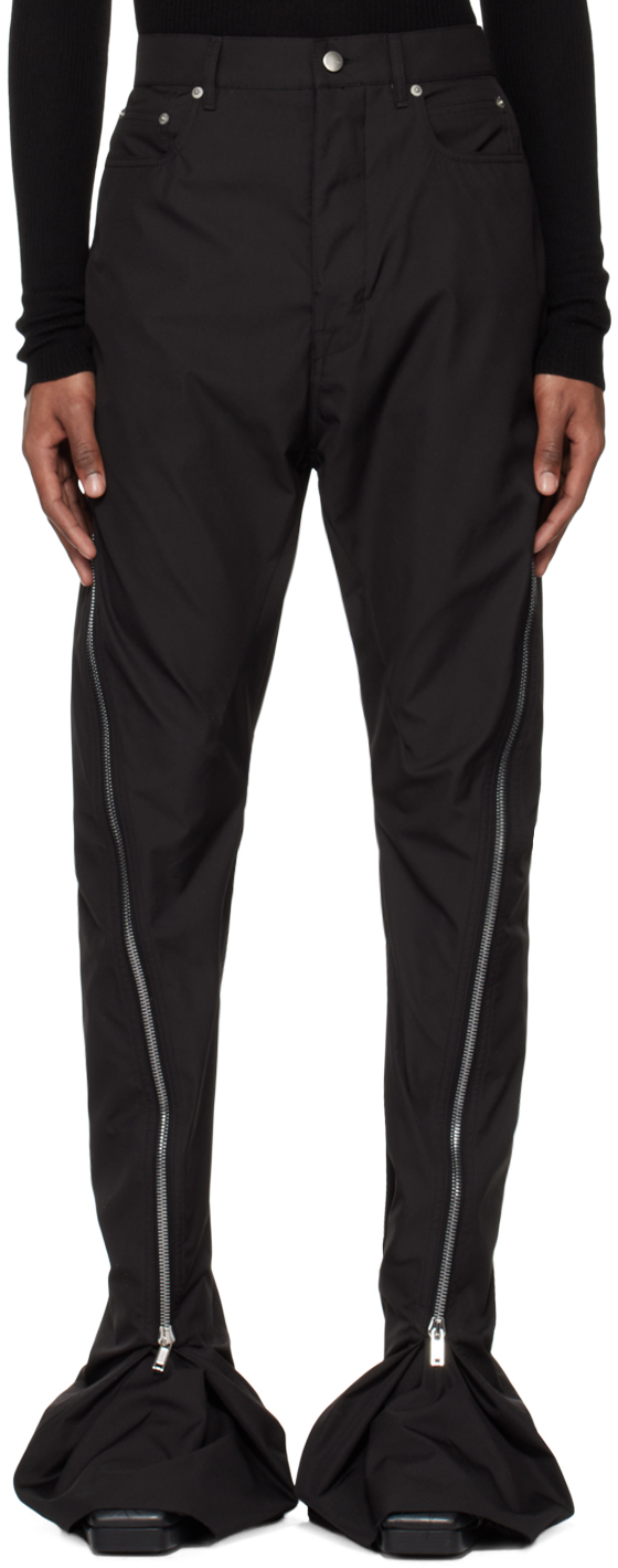 Black Bolan Banana Trousers by Rick Owens on Sale