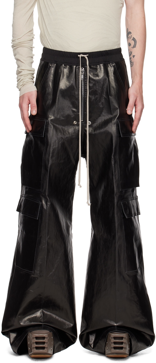 Rick Owens: Black Cargobelas Cargo Pants | SSENSE