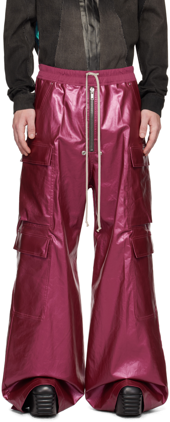 Rick Owens: Pink Cargobelas Cargo Pants | SSENSE UK