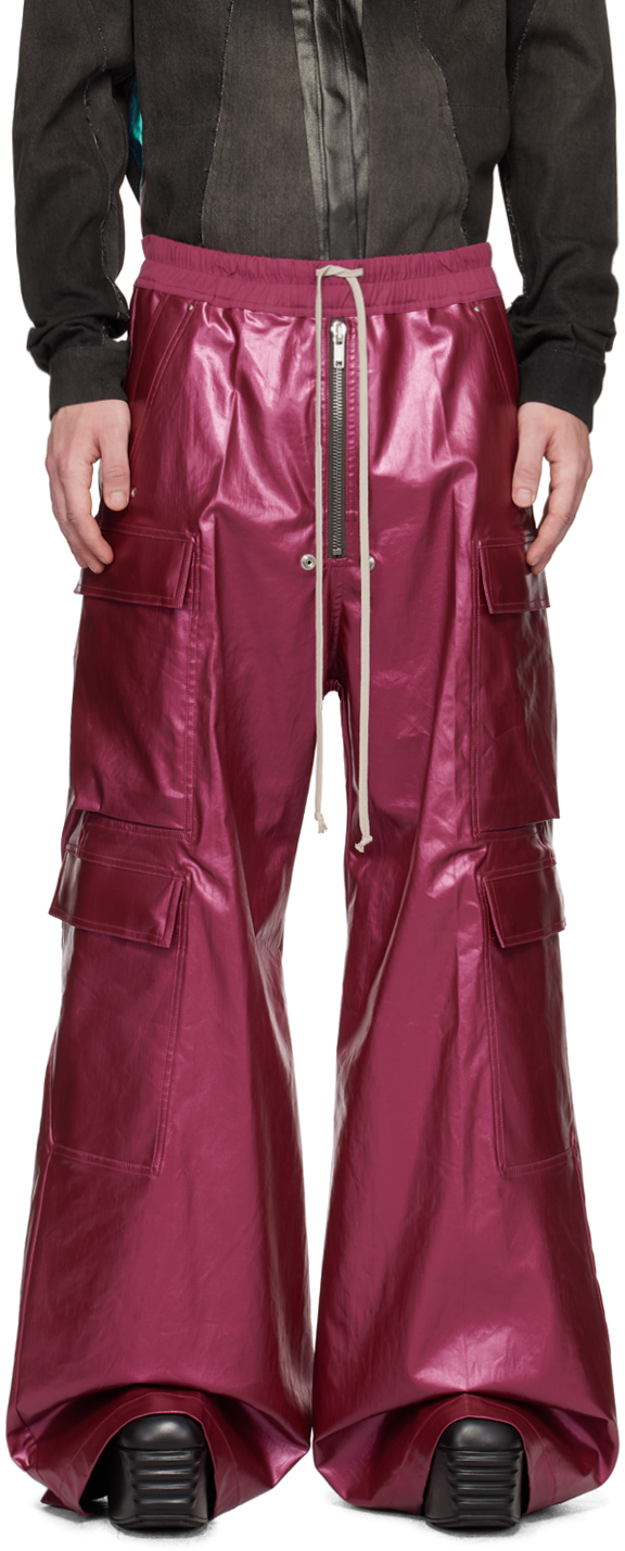 Rick Owens: Pink Cargobelas Cargo Pants | SSENSE Canada