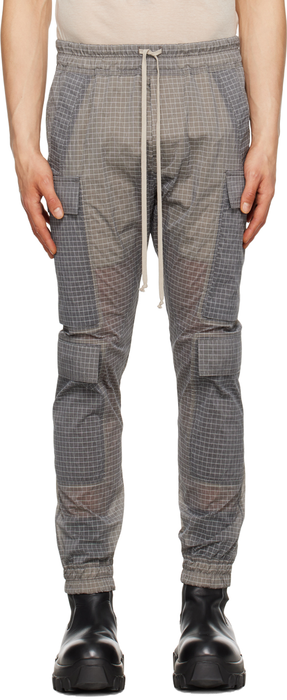 Rick Owens: Gray Mastodon Cargo Pants | SSENSE