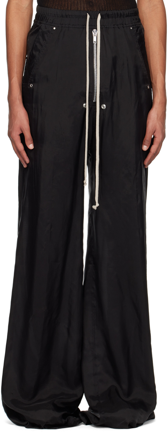 Black Bela Trousers by Rick Owens on Sale