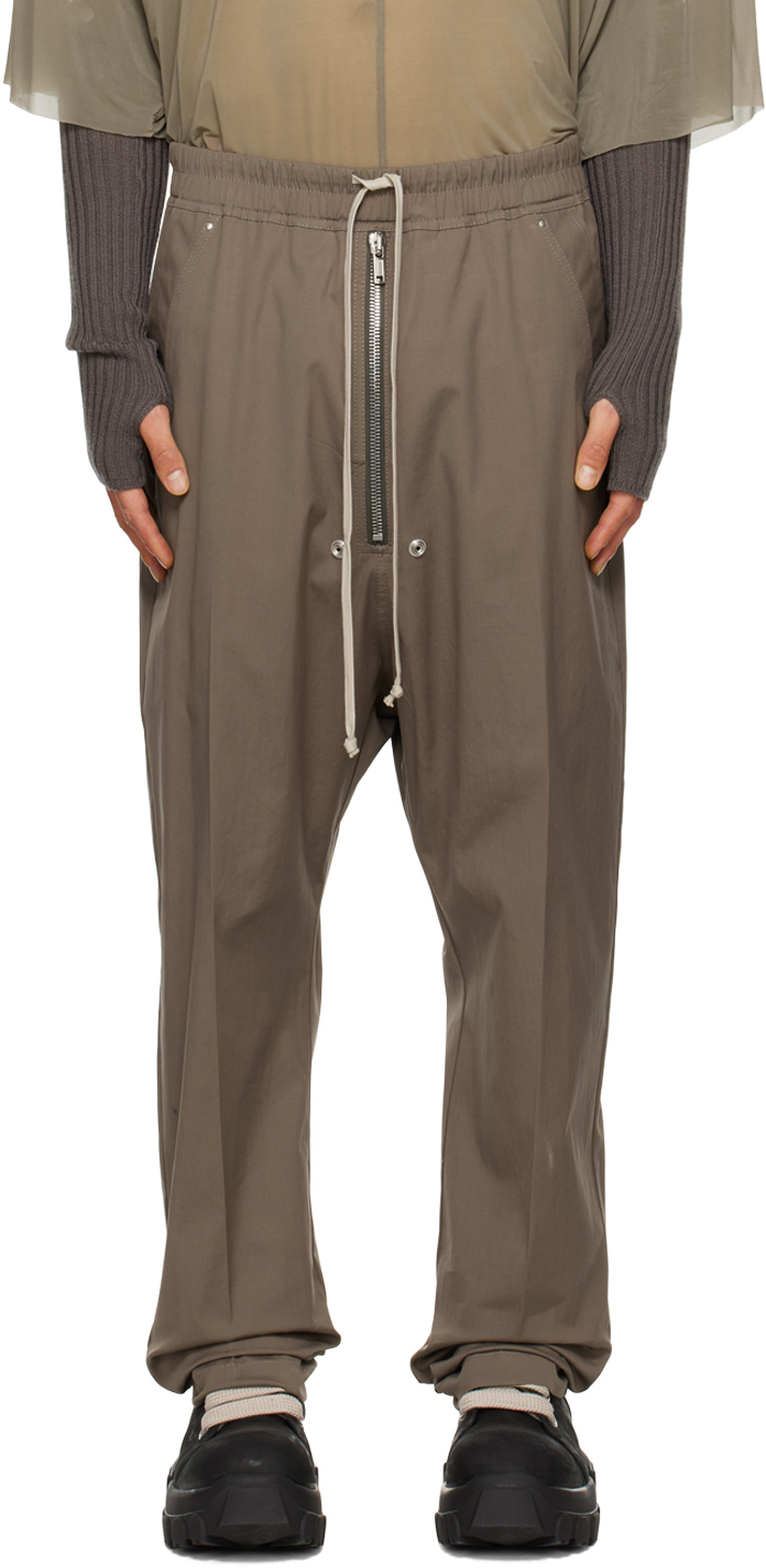 Rick Owens Grey Bela Trousers In 34 Dust