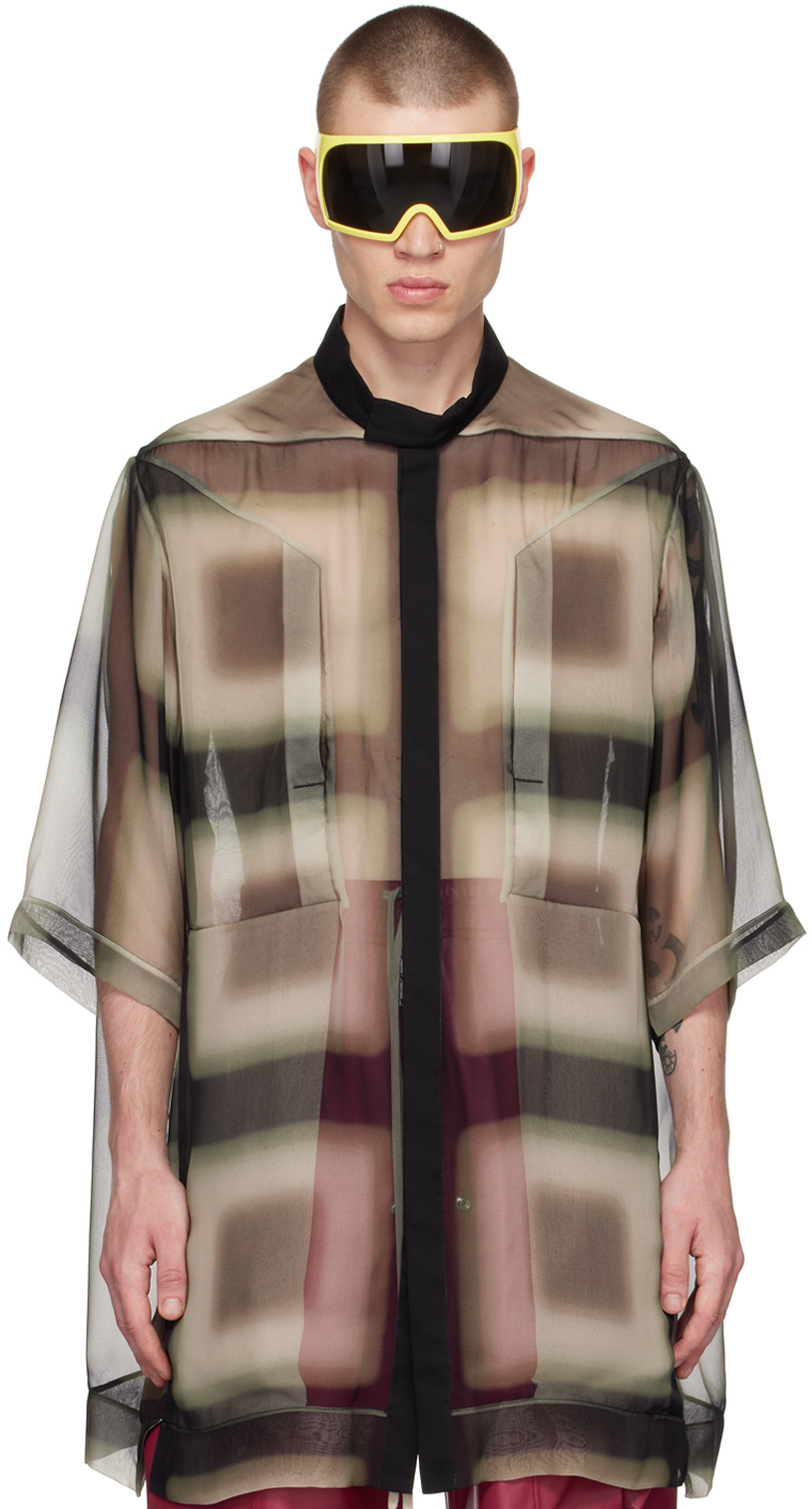 Rick Owens: Black Magnum Shirt | SSENSE