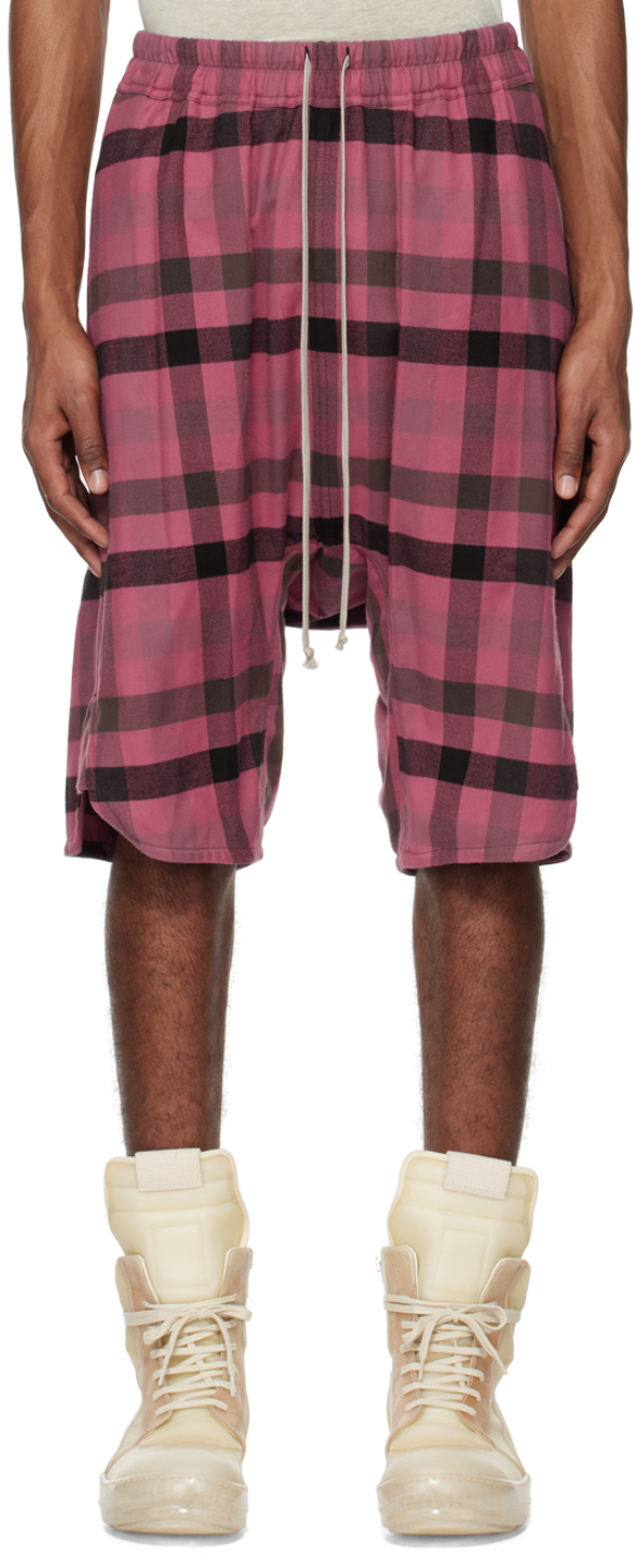 Rick Owens: Pink Basket Swingers Shorts | SSENSE