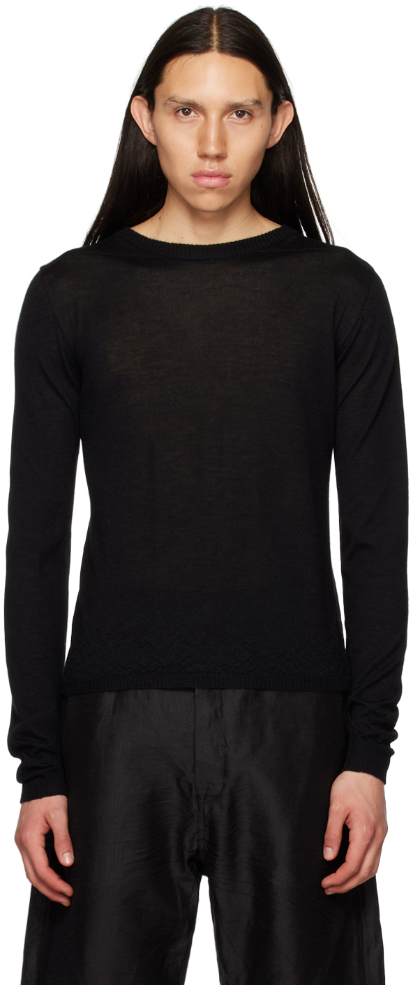 Black Biker Level Sweater