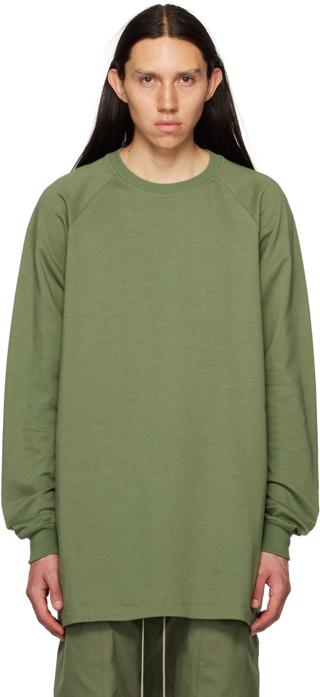 Green Baseball Tee Sweatshirt