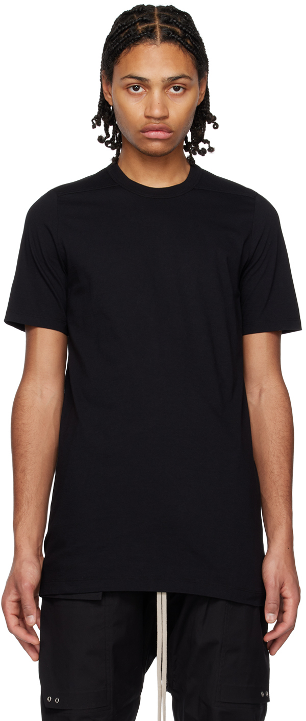 Rick Owens Black Level T-shirt In 09 Black