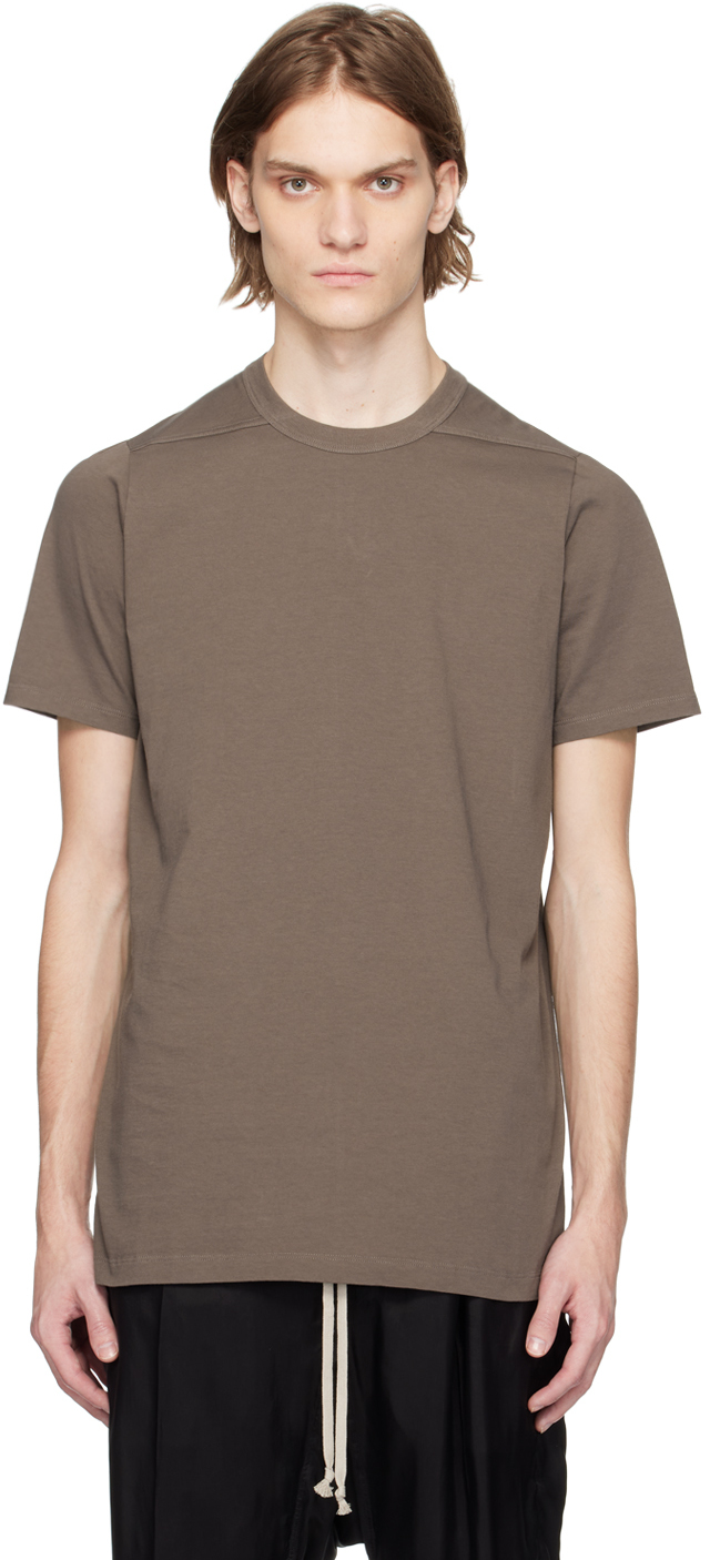 Rick Owens Level T T-shirt In Brown