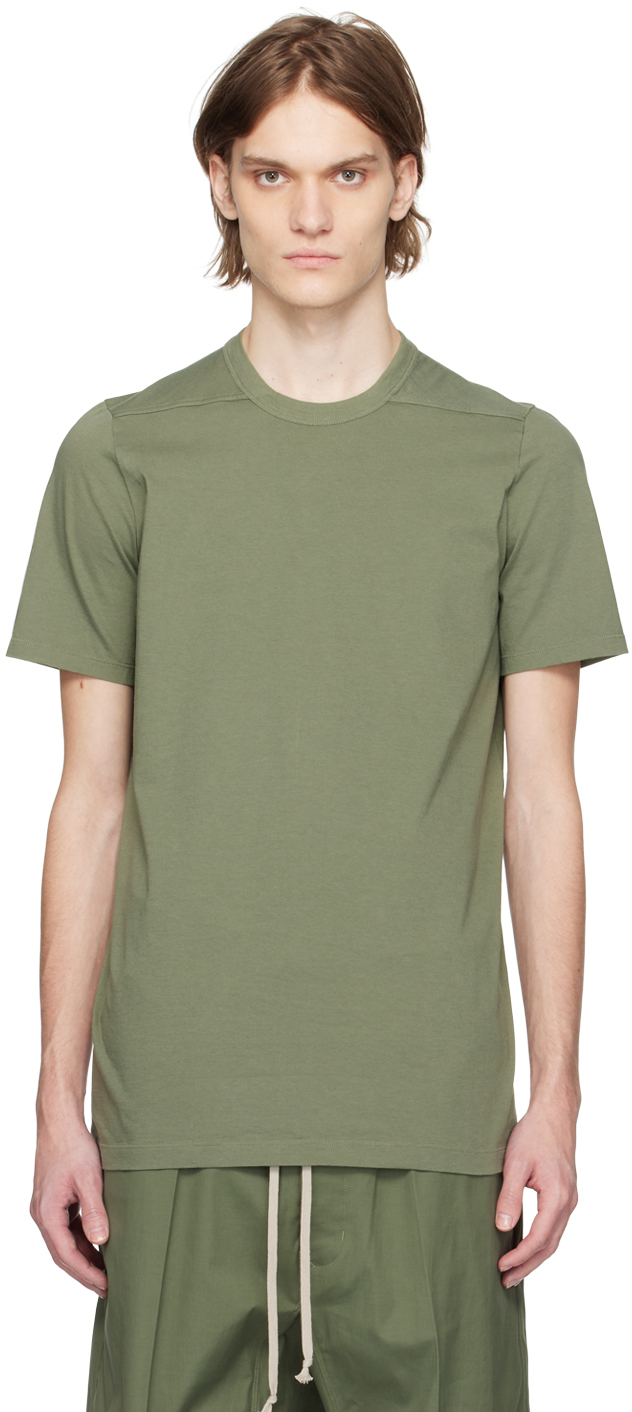 Rick Owens: Green Level T-Shirt | SSENSE