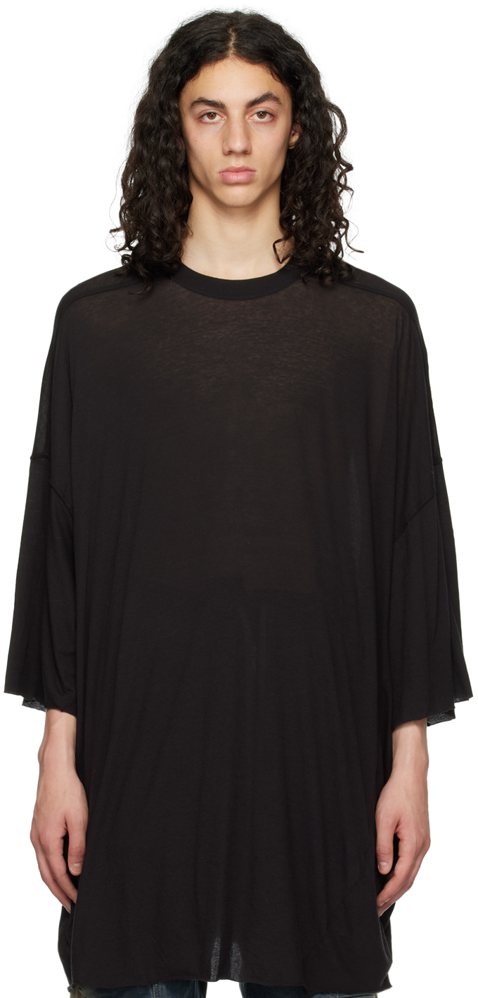 Black Tommy T-Shirt by Rick Owens on Sale