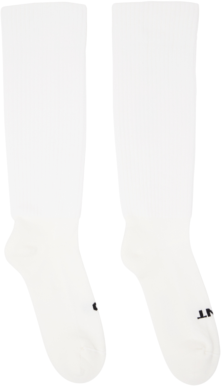 Rick Owens: Off-White 'So Cunt' Socks | SSENSE Canada