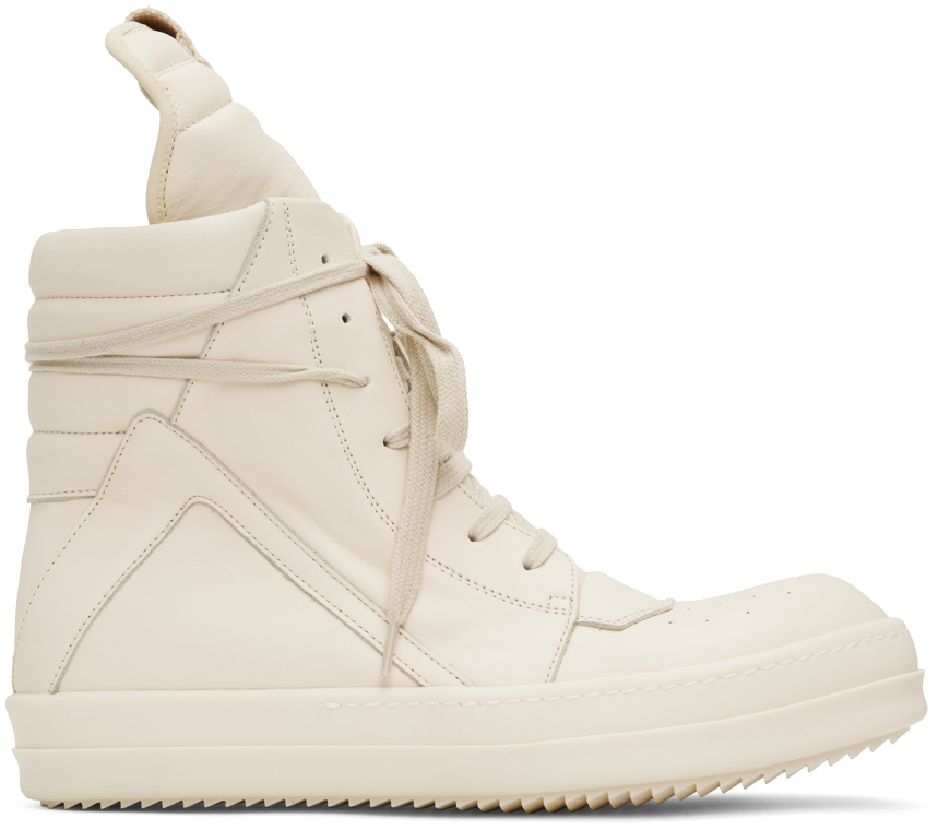 Off-White Geobasket Sneakers by Rick Owens on Sale